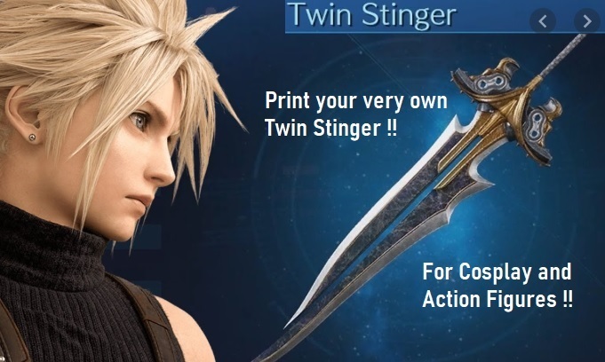 Final Fantasy Cloud Strife Sword